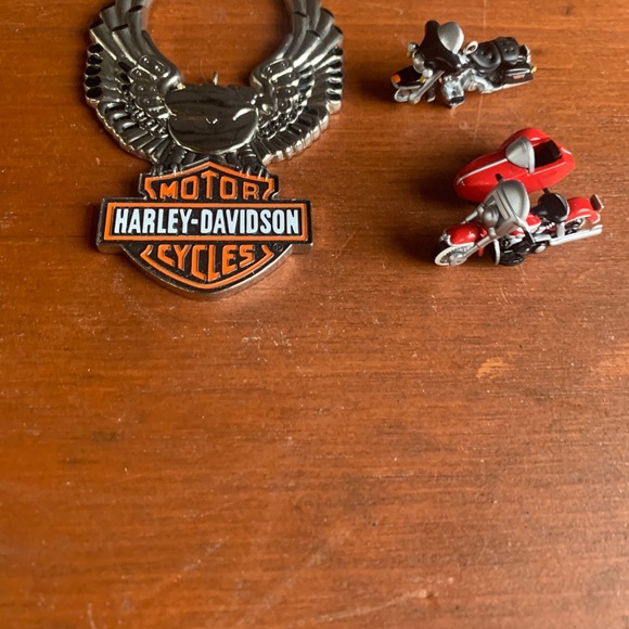 Hallmark Holiday Hallmark Set Of 3 Harleydavidson Ornaments Poshmark